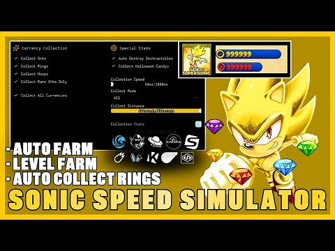 [👟⚡ NEW] Sonic Speed Simulator Script – AUTO FARM | LEVEL FARM | AUTO COLLECT RINGS | AUTO RACE *OP*