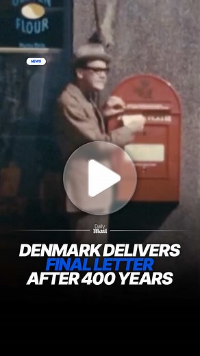 Denmark is ending all national letter delivery at the end of December, marking a major shift in the country's mail delivery services. The Danish postal service is ceasing mail delivery due to a dramatic decline in demand, with letter volume falling by more than 90 per cent since the start of the century. The decision also affects Denmark's traditional red mailboxes, with the country set to remove them and put them on display in museums. In future, only packages will be delivered as the operator 