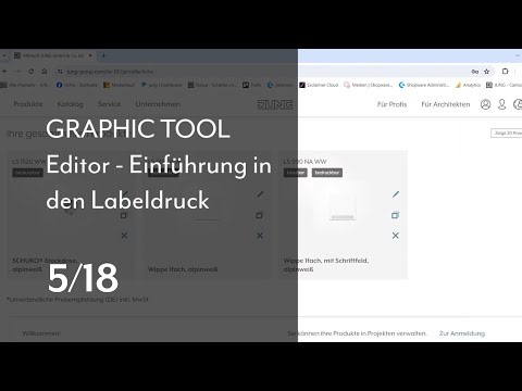 GRAPHIC TOOL - Editor: Einführung in den Labeldruck