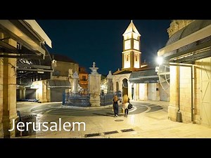 Jerusalem's Old City at Midnight! Timeless Streets and Echoes of the Past.