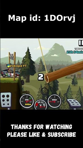 🌲 Is SUPERCAR The Best Today? 🌲 (Beat In 15 Second) - Hill Climb Racing 2 #shorts #hcr2