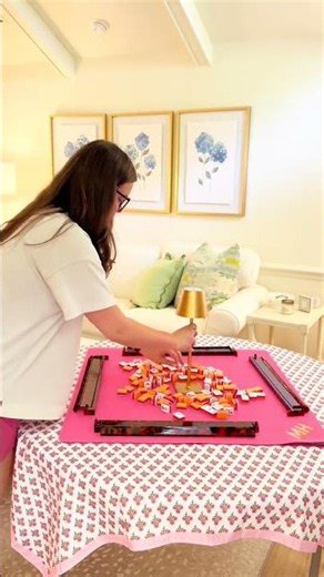 Mahjong Setup Complete! 🀄 Ready to Play?#teacherlife #mahjong #setup