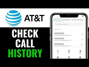 How to Check Call History on AT&T App 2025 (Step-by-Step-Guide)