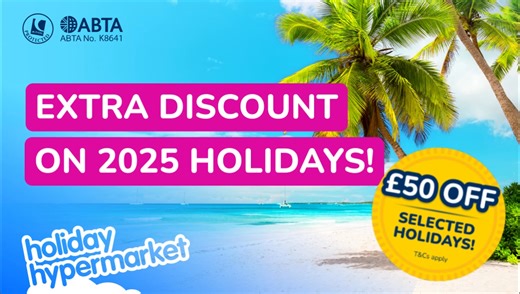 Get EXCLUSIVE payday savings for a limited time only! 💰⏰ Save £50 per booking off selected holidays to the likes of Mexico, the Caribbean, Cape Verde and more!* 🏝️ Look out for payday tags and bag yourself a well-earned bargain right here 🤌👉 https://bit.ly/437SyKx *T&Cs apply. | Holiday Hypermarket