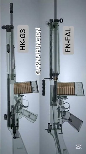 HK G3 vs FN FAL 🔥 Cold War Battle Rifles #armafuncion #militaryhistory
