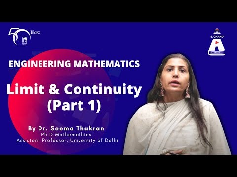 Limit & Continuity(Part 1) | Engineering Mathematics | S Chand Academy