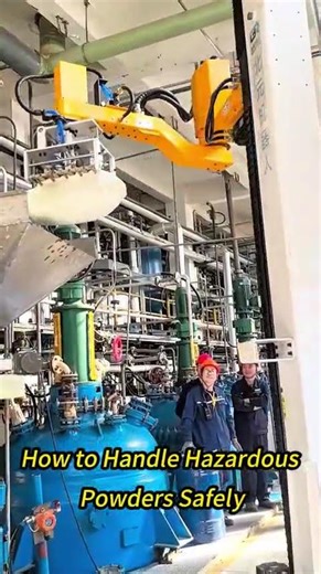 Column Robot Automatic Carbon Powder Bag Opening Robot | Dust-Free Debagging System