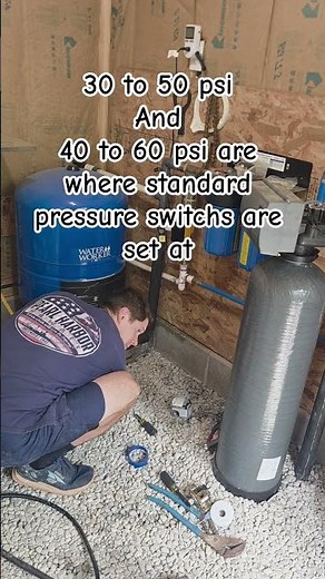 Pressure switch adjustment (stopping water hammer) fix low well water pressure