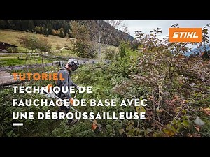 Tutoriel débroussailleuse n° 9 – Technique de fauchage de base