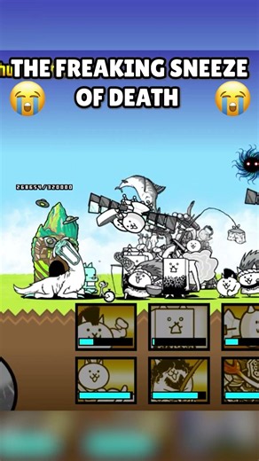 The Sneeze of DEATH in #thebattlecats goes crazy