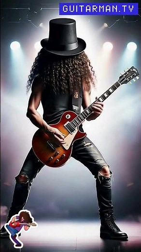 Slash Shreds in 3D 🔥 Epic Guitar Solo Tribute | Guns N’ Roses Shorts