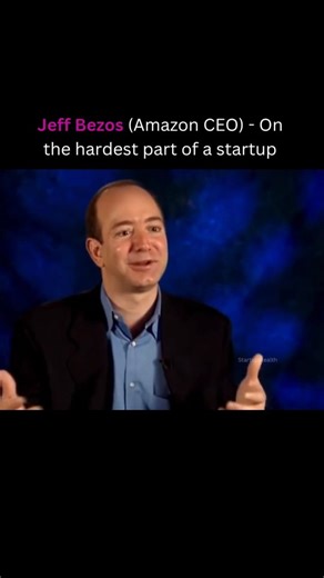 Startups | Entrepreneurs | VCs🦄 | Jeff Bezos openly admits that the “blank piece of paper stage” is the hardest because it represents pure invention, starting without... | Instagram