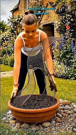 🌺How To Grow Vertical Garden Design Process | Princess Charmie #shorts #explore #newtrend #trending