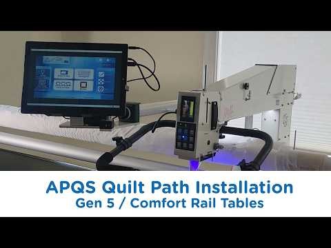 APQS Quilt Path Installation - Gen 5 - Comfort Rail