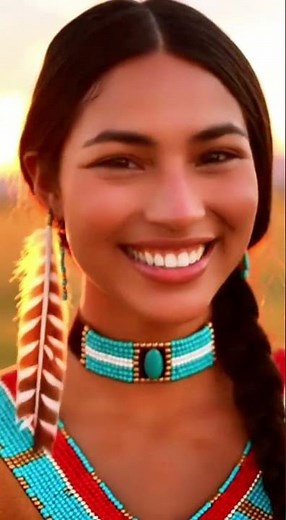 Her Sunlit Smile – The Timeless Beauty of a Native Woman #gowithnatives #indigenous
