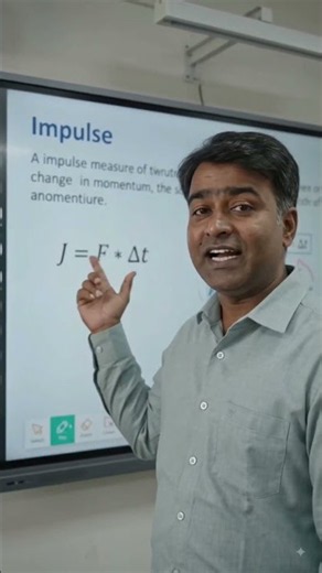 🔥 IMPULSE Explained in 30 Seconds! ⚡ | Formula, Unit & Concept | Class 9