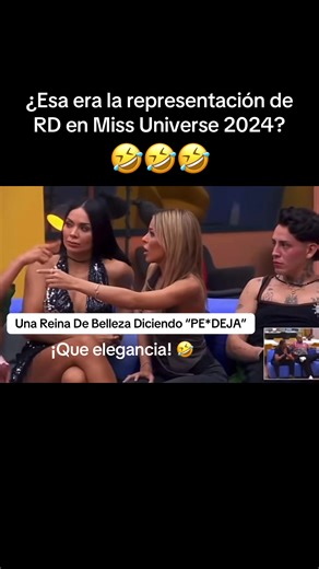 Una reina de belleza diciendo “Pend*ja” ¡que elegancia! #lacasadelosfamosos #lcdlf #orianamarzoli #fyp #trending