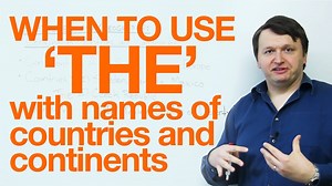 When to use ‘THE’ with country names