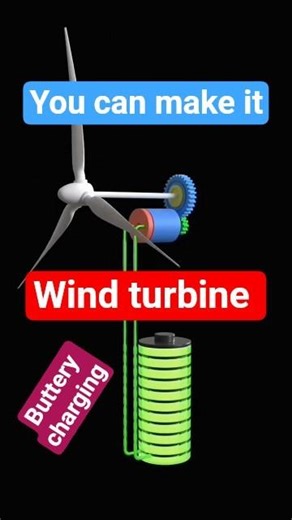 SIMPLE WINDMILL Generator ⚡ #toollovers #diycrafts #youcandoit