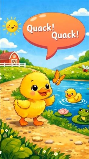Hello baby Duck🦆 rhymes #forkids #rhymes #‪@baby-dubb‬