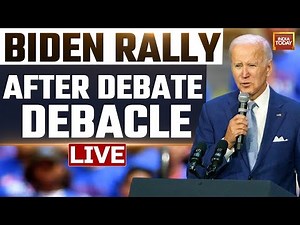 Joe Biden LIVE Speech: Joe Biden's Rally After Fumbling & Mumbling Debate Performance | US News
