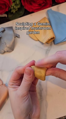 Creating a Gemini-Inspired Mushroom Sculpture