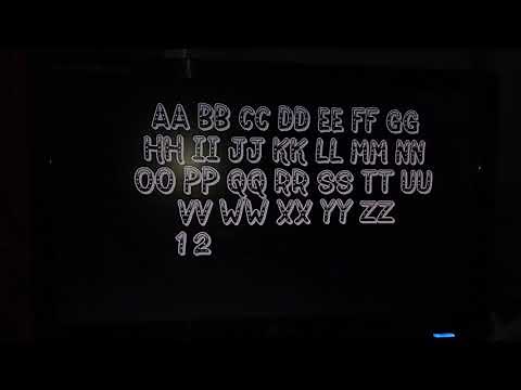 Alphabet Fonts 48 Yenji Jem