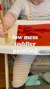 67K views · 1.3K reactions |  comment paint and I’ll send ya a link to the materials we used! Great low mess way to start to introduce painting! Basically no set up and cleanup time, and my son really loved getting to “paint” on the paper. #toddleractivities #toddlercrafts #toddlercraft #toddlercraftideas #toddleractivity #toddleractivitiesathome #rvablogger #rvamom | Messy Bun Motherhood | Facebook