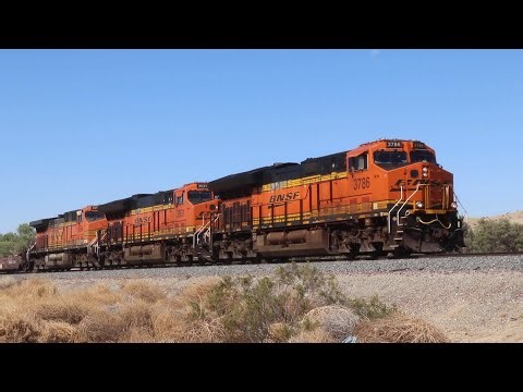 BNSF Compilation 208 Double Stacks Manifest and Trailers