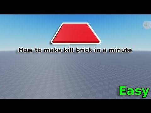 Tutorial how to make kill brick script in a minute!