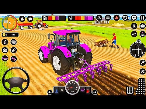 Modern Tractor Farming Driving Simulator 3D - New Tractor Games - Android Gameplay