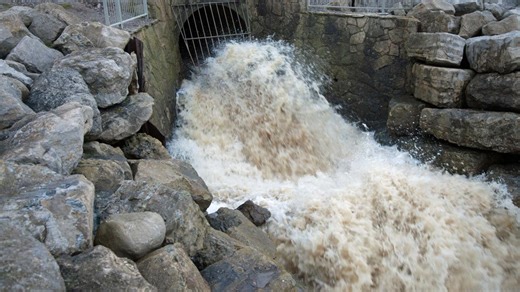 Sewage spills from storm overflows in 2023, by water company