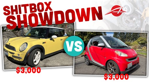 Which Cheerful Runabout Would You Road-Trip In? 2003 Mini Cooper vs 2009 Smart Fortwo - The Autopian