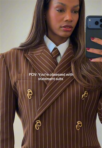 Statement Suits & Zebra Trousers Outfit
