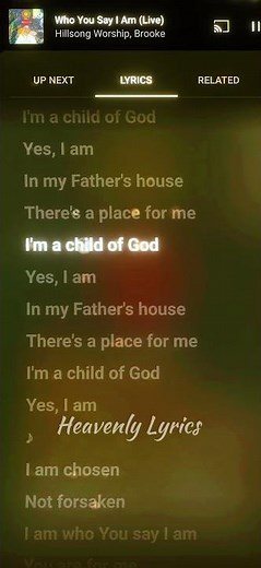 Who You Say I Am - Hillsong Worship