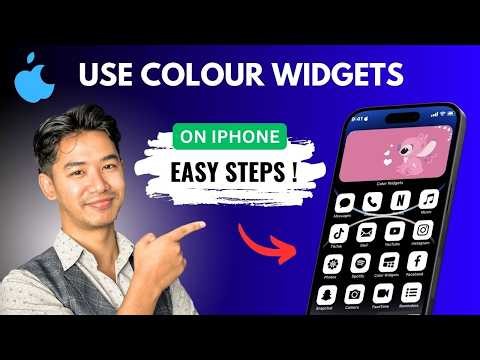 How To Use Color Widgets On iPhone !