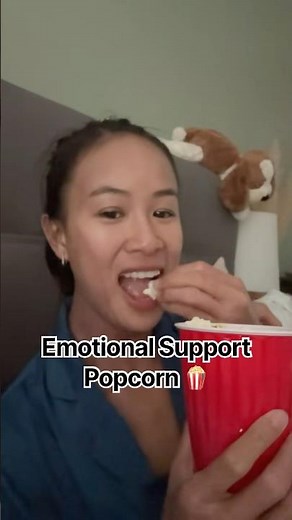 Just Munching Popcorn in Bed 🍿😂
