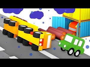 Развивающие мультики для малышей | 4 машинки и ШТОРМ | Мультфильмы про машинки
