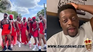 Red dress run | Comedian Shuler King