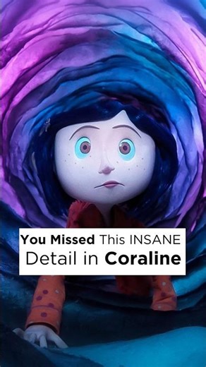 You Missed This INSANE Detail in Coraline #shorts #coraline #moviefacts #mrfilmtrivia
