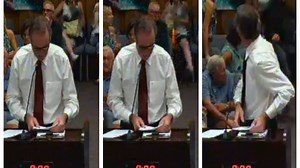 Smokin'! City council meeting interrupted by fiery explosion in purse