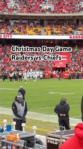 Raiders Come Out Firing on Christmas! 💀🔥 #shorts #nfl #chiefs #raiders