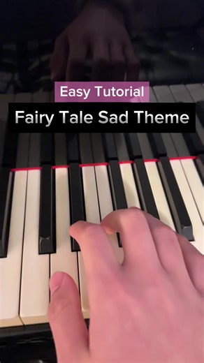 Learn Fairy Tale Sad Theme on Piano 🎹 Easy Tutorial