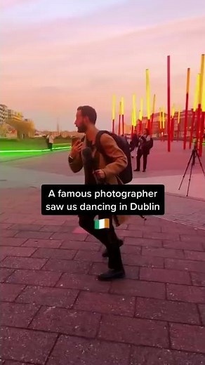 Irish Dancers meet INSANE photographer MID DANCE!! #shorts #doittoit #collab