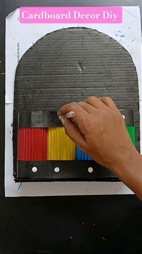 Diy Cardboard Decor Ideas | Diy Aesthetic room decor | Diy Home decor diy | Aesthetic wall decor