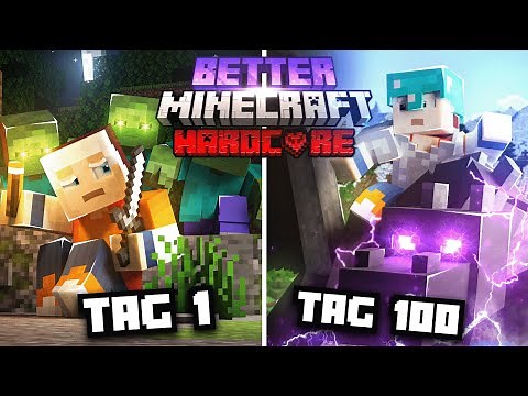Ich überlebe 100 Tage Hardcore in Better Minecraft - LukeUCraft