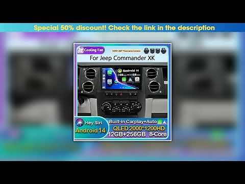Flash Sale Android 14 Car Radio Multimedia Player For Jeep Commander XK 2007 Auto Carplay Car Stere