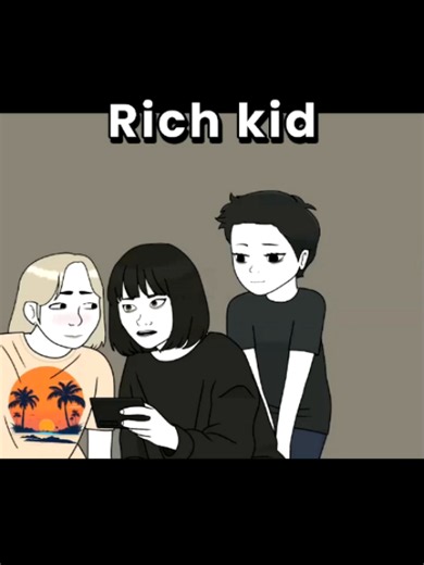 life of the rich kid #sad #animation #unfair #rich | unfair rich kid