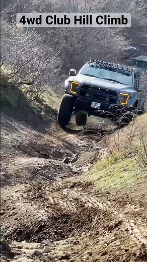 Ford Raptor on Hill Climb Event