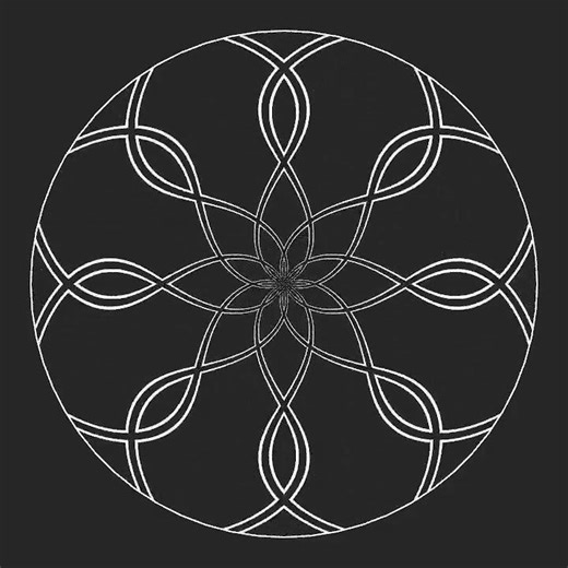 Intersection Pattern. #openframeworks #programming #creativecoding